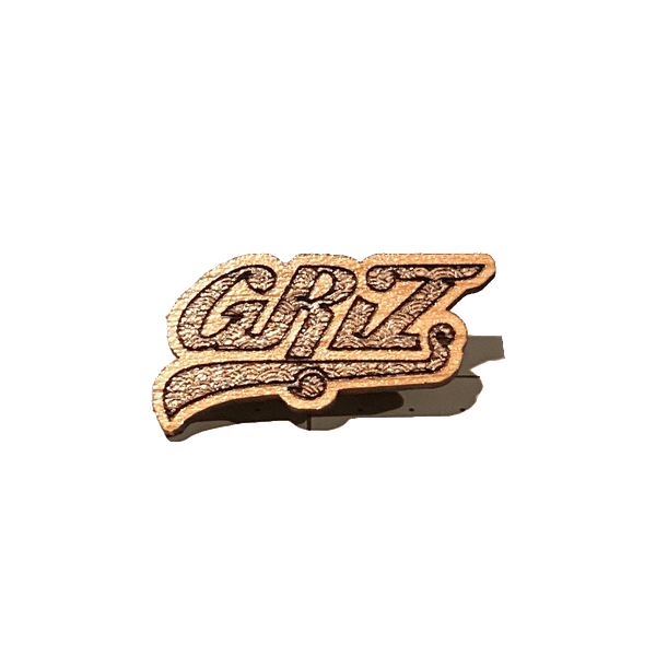 GRiZ Wood Engraved Cherry Pin - LE 20